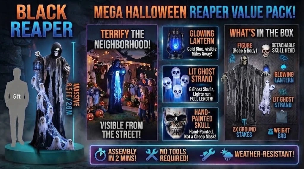 Everything in the Black Reaper value pack